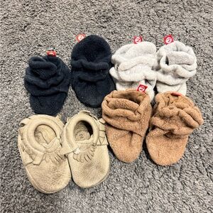 Zutano/Freshly Picked Baby Booties - Unisex - 6M - GUC